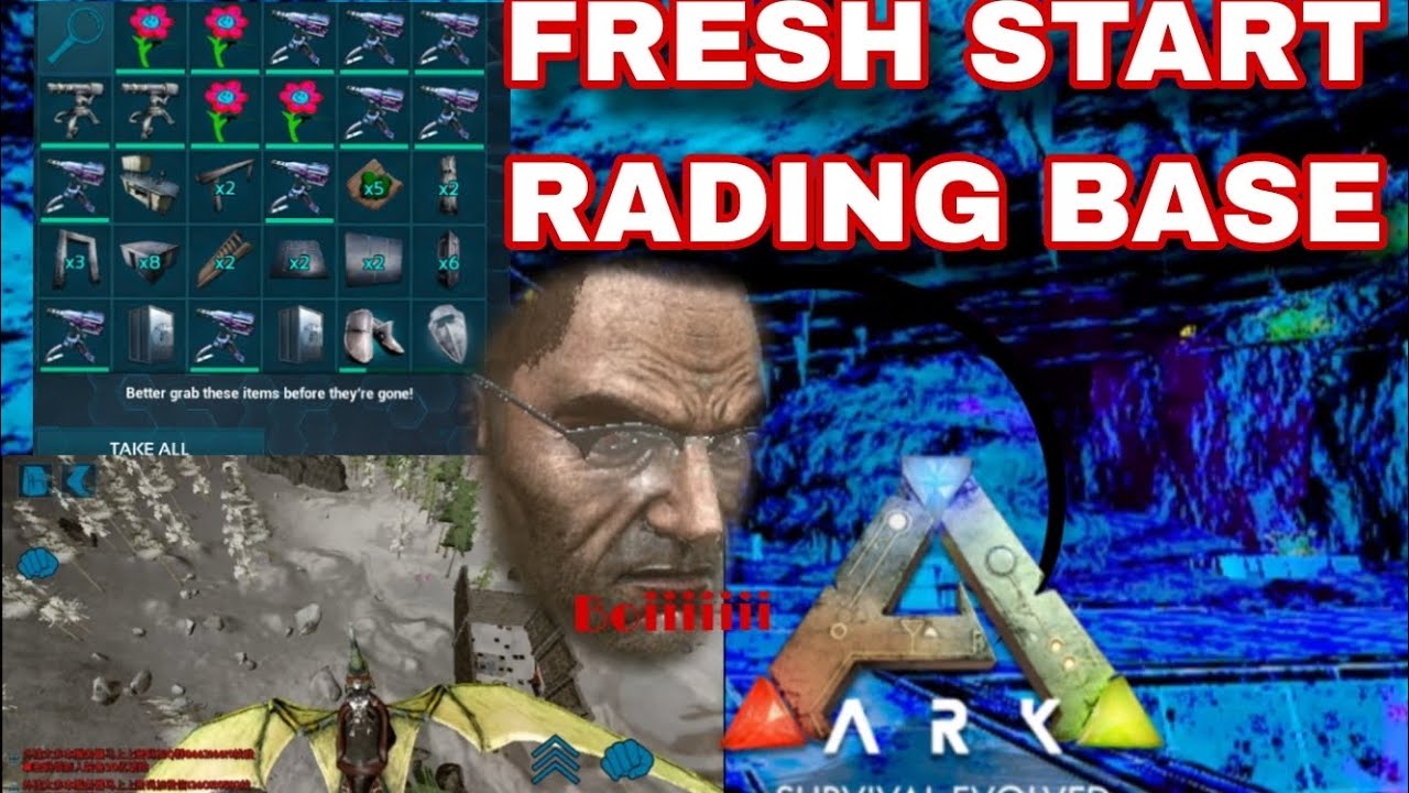 ARK SURVIVAL EVOLVED | PVP RADING OP LOOT DUO RAID DAY2