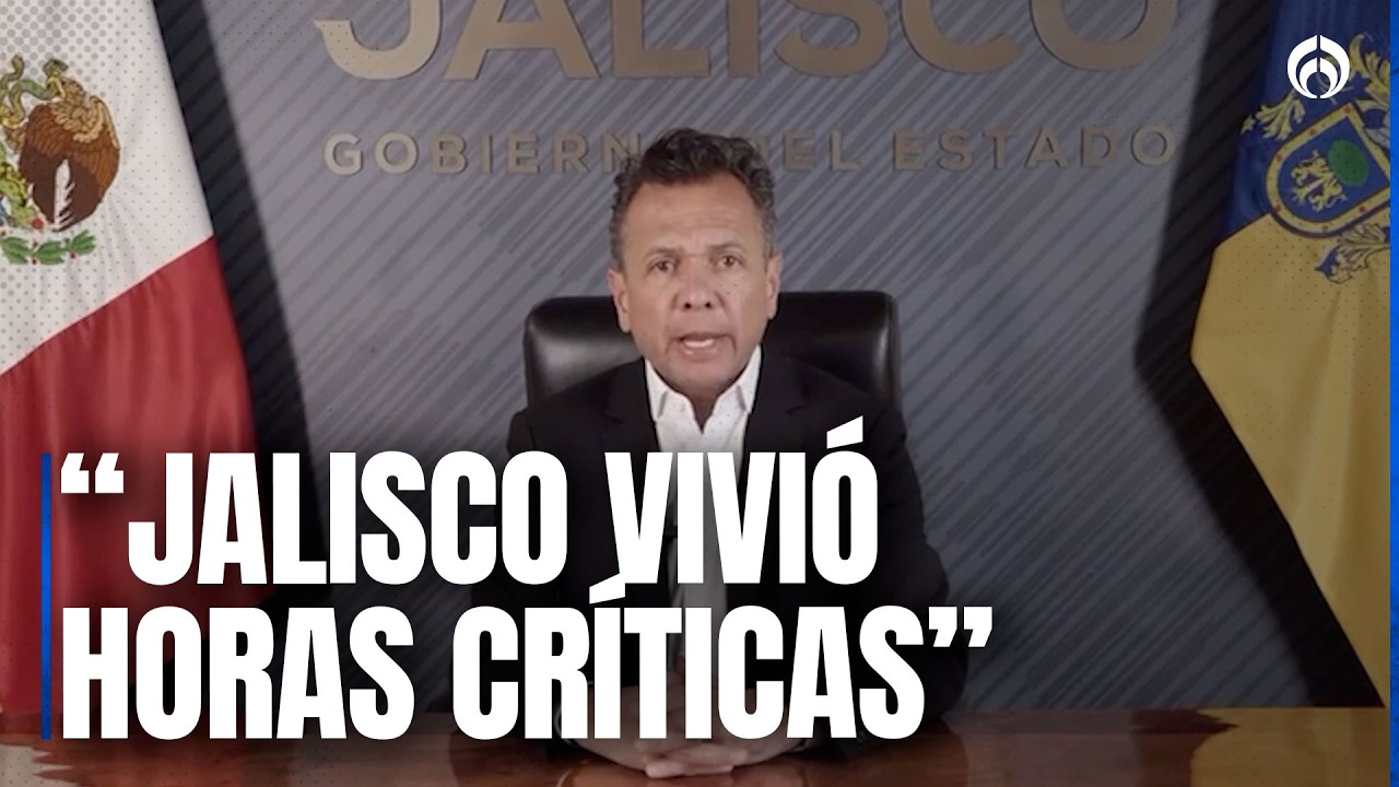 Pablo Lemus, gobernador de Jalisco, manda mensaje tras operativo donde se abatió al 'Mencho'