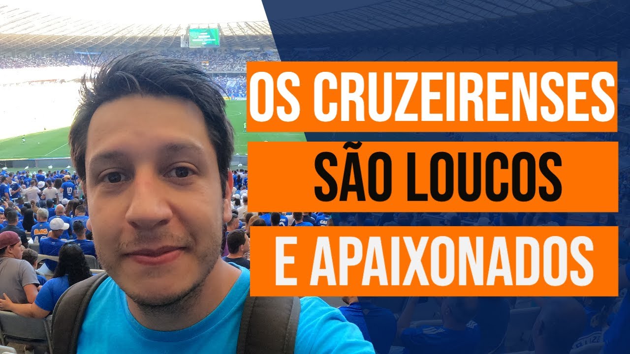 A TORCIDA do CRUZEIRO é completamente LOUCA e APAIXONADA