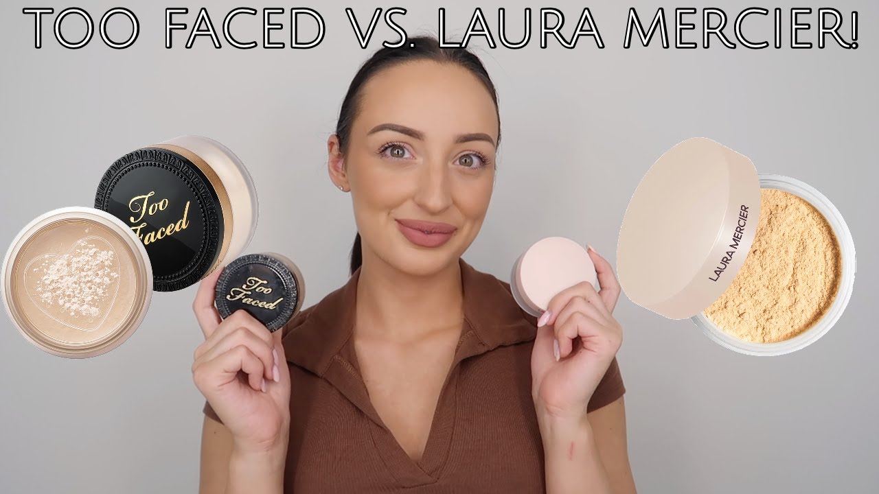 Too Faced Born This Way Ethereal Setting Powder vs. Laura Mercier Translucent Loose Setting Powder!