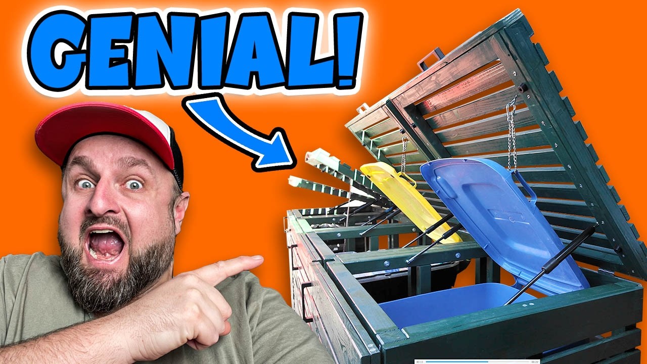 DREI Dinge machen diese Mülltonnenbox EINMALIG!