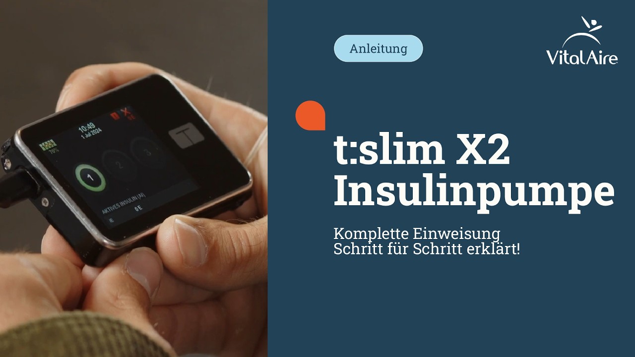 t:slim X2 Insulinpumpe – Komplette Einweisung Schritt für Schritt erklärt!