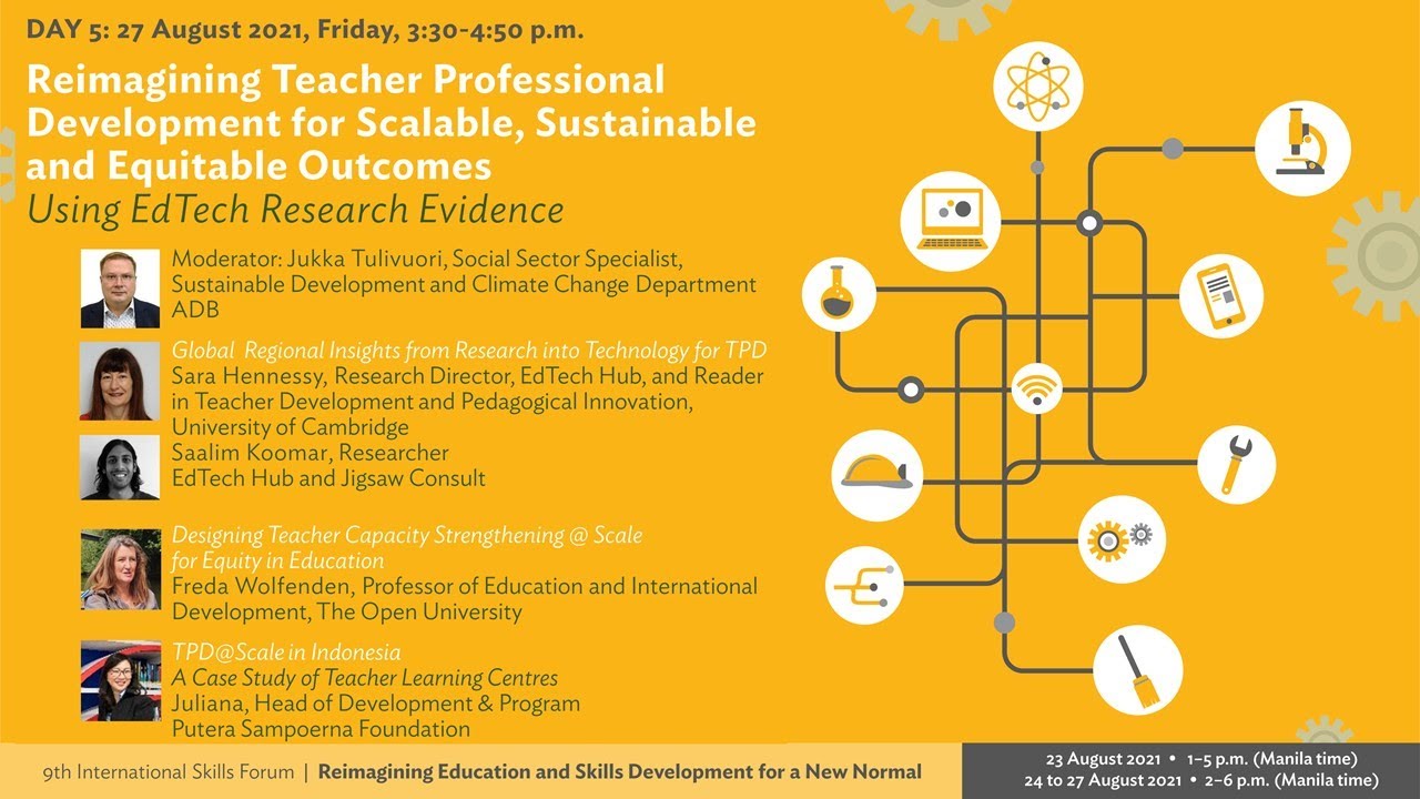 Day 5-9th ISF-PANEL:  Reimagining Teacher Professional Development for Scalable