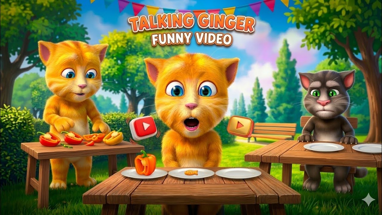 Talking ginger 2 🤣🤣 Videos | my Talking ginger | ginger game | Cat tom | with me Videos 