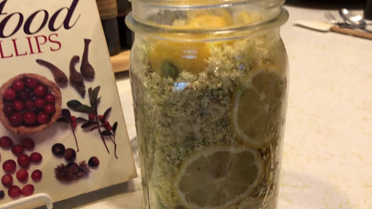 Making Elder Flower Syrup