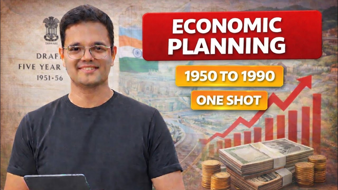 Economic Planning | One Shot | Easiest Explanation | Chapter 2 | Class 12 | Indian Economy