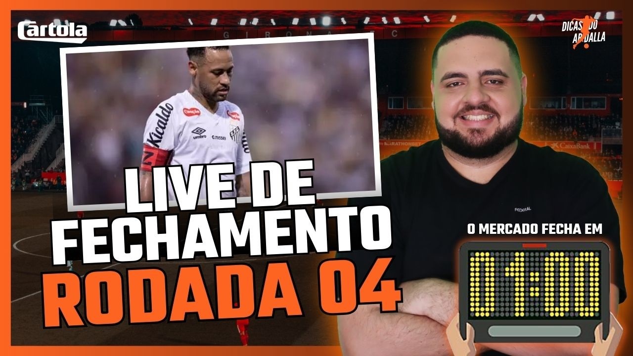 🎩🔴 LIVE CARTOLA FC RODADA 4 // NEYMAR?