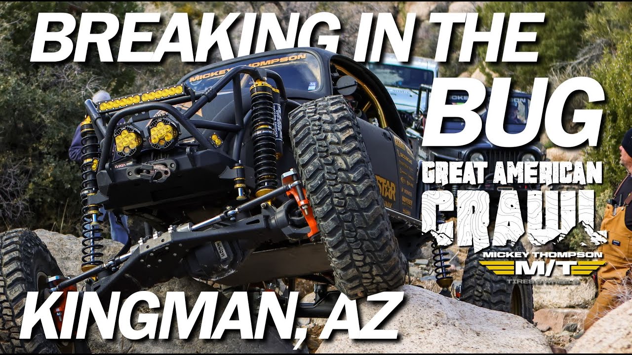 VW Rock Wheeling in AZ, Rokbugy takes on Kingman