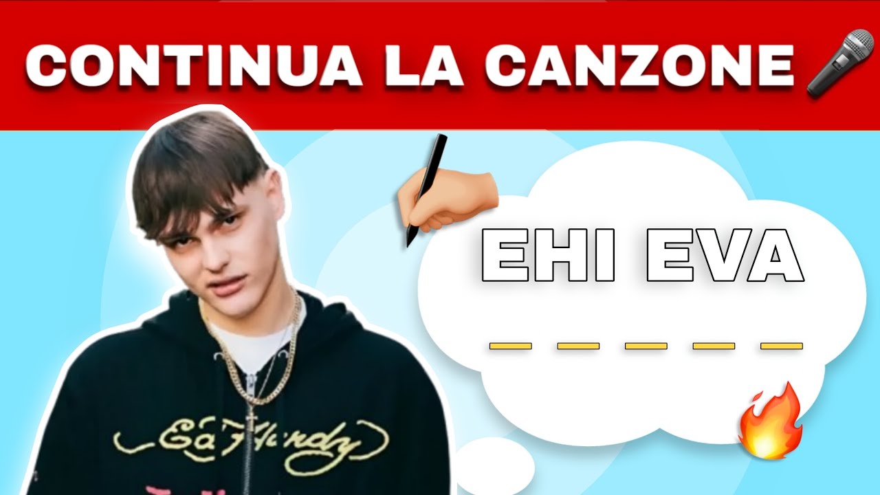 CONTINUA LA CANZONE DI KID YUGI IN 5 SECONDI