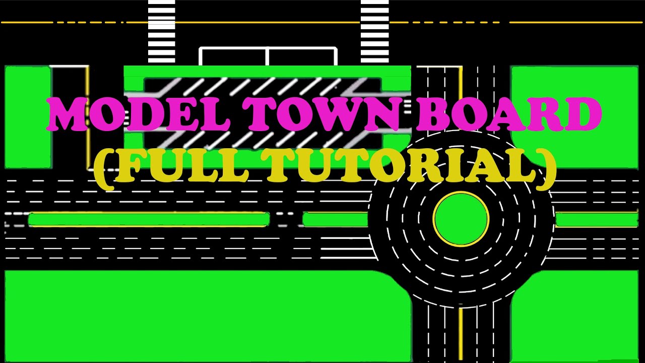 MODEL TOWN BOARD ANIMATION(COMPLETE TUTORIAL)