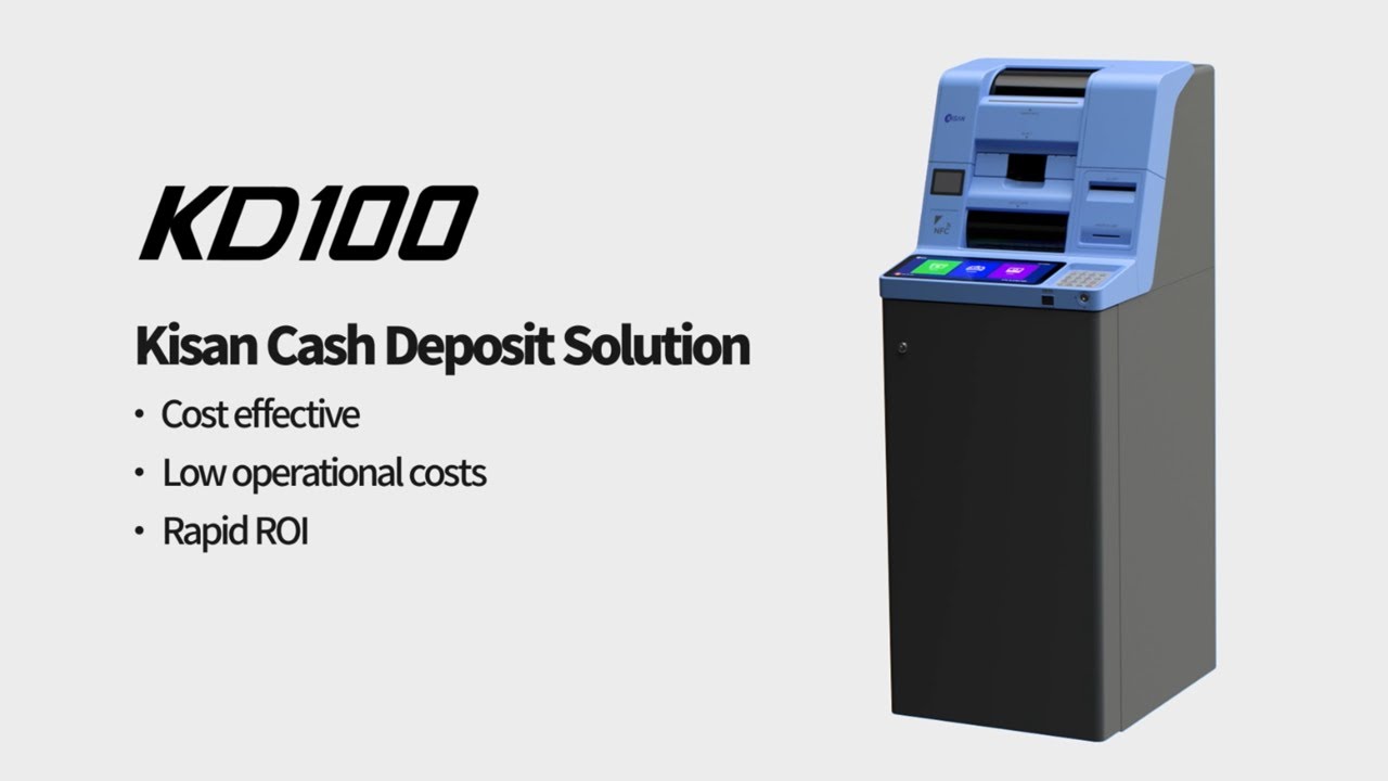KD100 : High speed & Large volume cash deposit solution