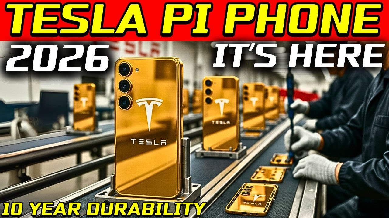 IT&rsquo;S HERE: Tesla Pi Phone 2026: free Starlink forever -$199, AI chip,7000mAh, IP69, 9min charge, XOS