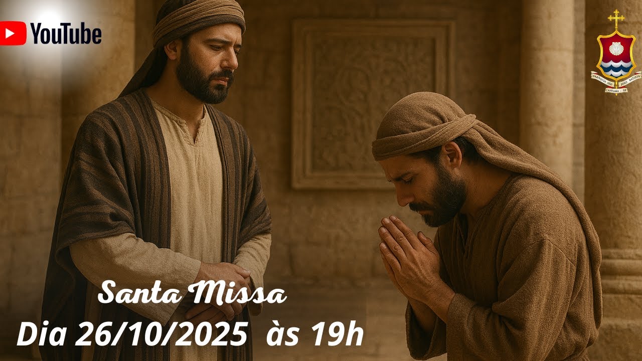 Transmiss&atilde;o Santa Missa -  Dia 26/10/2025