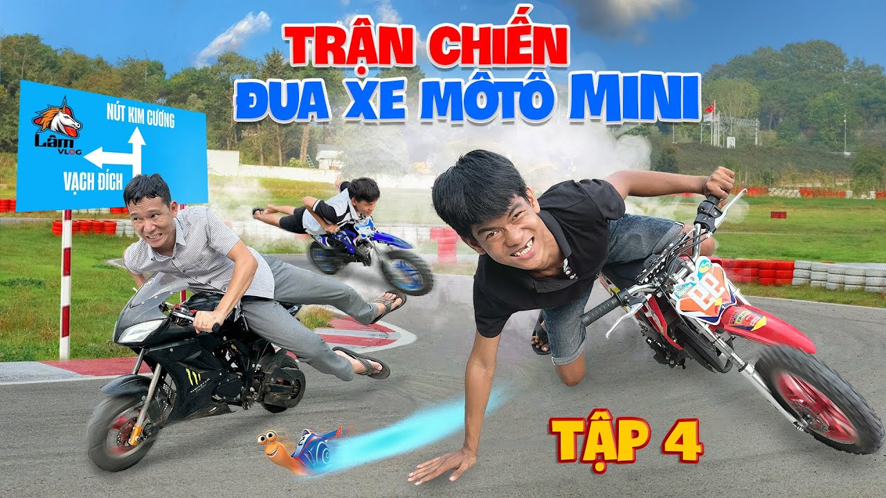 Trận Chiến Đua Xe Moto Mini 2 Bánh | Đua Xe Cào Cào Mini 50cc vs Xe Ducati Mini 80cc