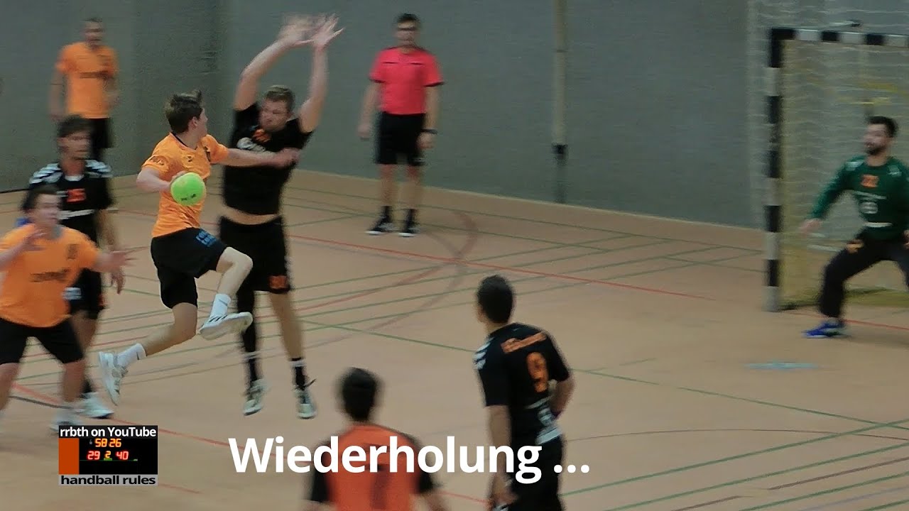 Handballregeln: Rote Karte wegen Gesichtstreffers