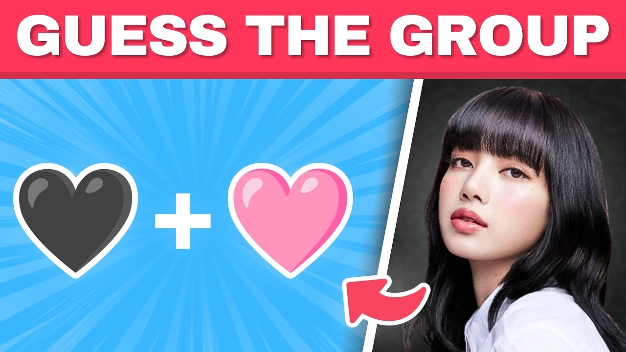 GUESS THE KPOP GROUP BY EMOJI 🤔 | KPOP QUIZ 2024