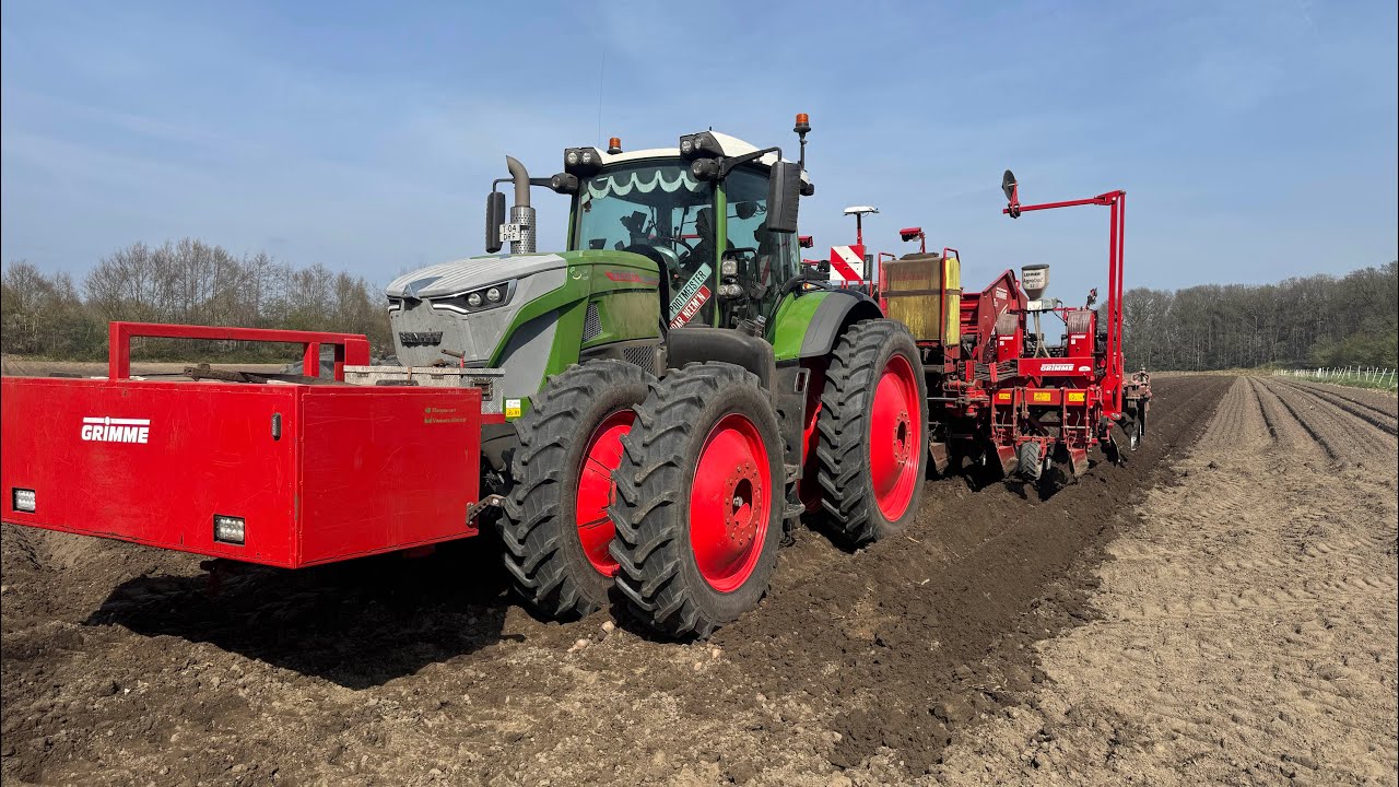 Maatschap Ellermann Fendt 933 aardappels poten