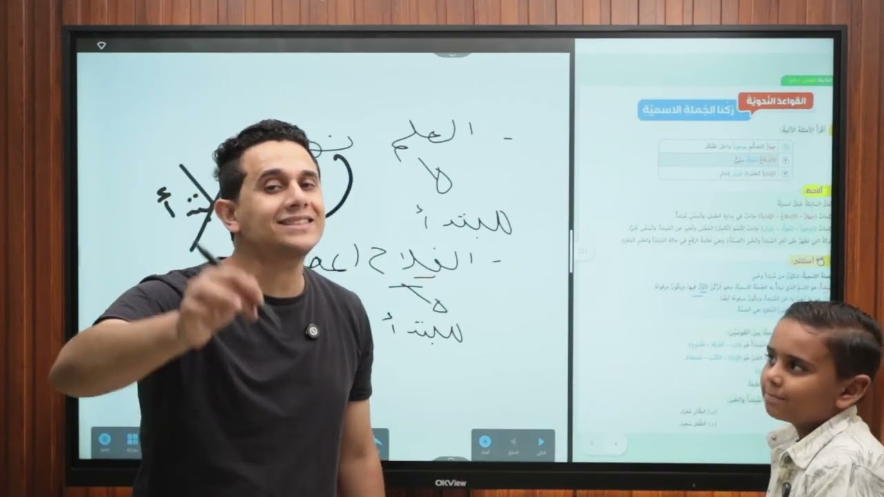 شرح الجملة الاسمية للصف الرابع الإبتدائي ٢٠٢٦ 