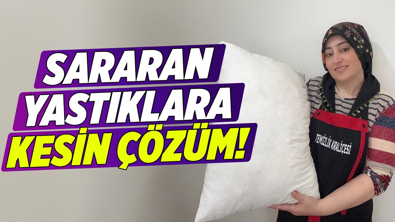 Sararan Yastıkları Temizlemek İşte Bu Kadar Kolay! | Temizlik Kraliçesi