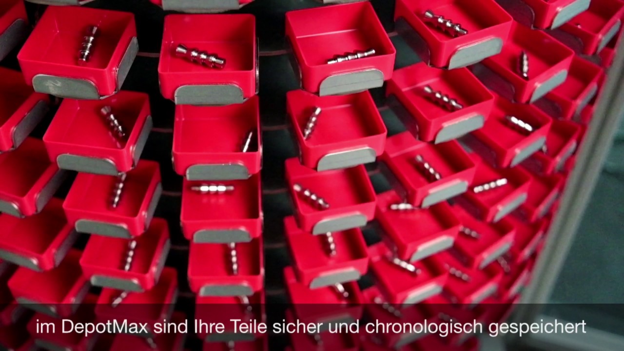 Teilespeicher für Drehteile DepotMax