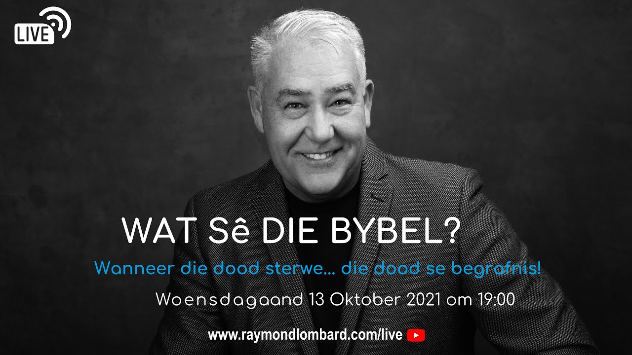 Wanneer die dood sterwe ... die dood se begrafnis!