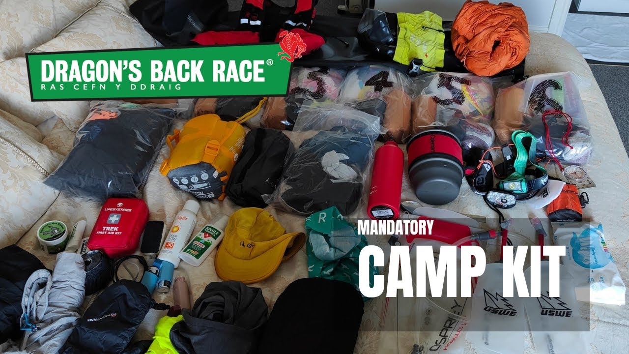 Packing for the Dragons Back Race - Camp Kit