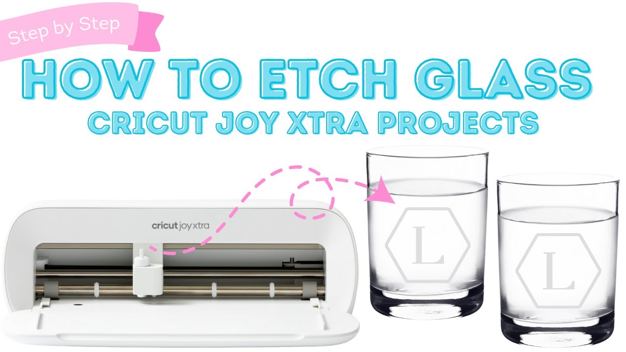 Как травить стекло для начинающих с помощью Cricut Joy Xtra! Пошаговое руководство Cricut