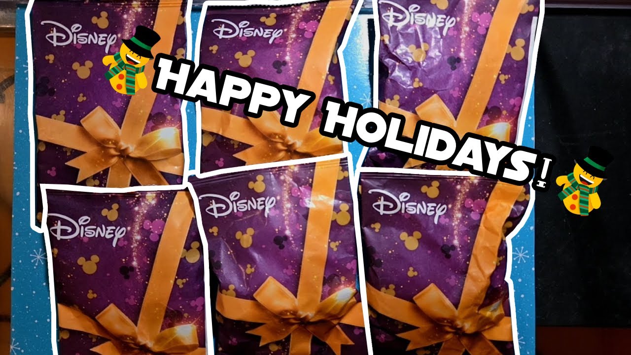 ASMR ------  6 Disney Christmas Blind Bags! NO TALKING!