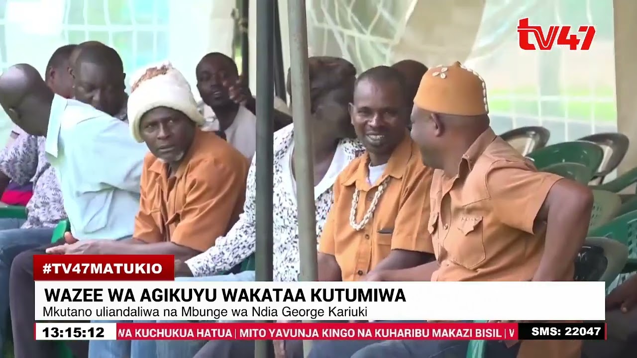 Wazee wa Agikuyu wakataa kutumiwa