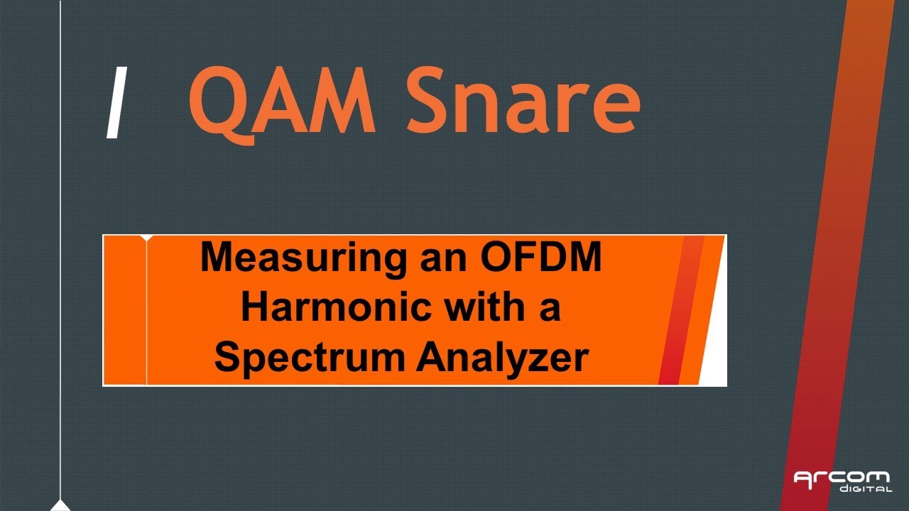 Measuring an OFDM Harmonic with a Spectrum Analyzer