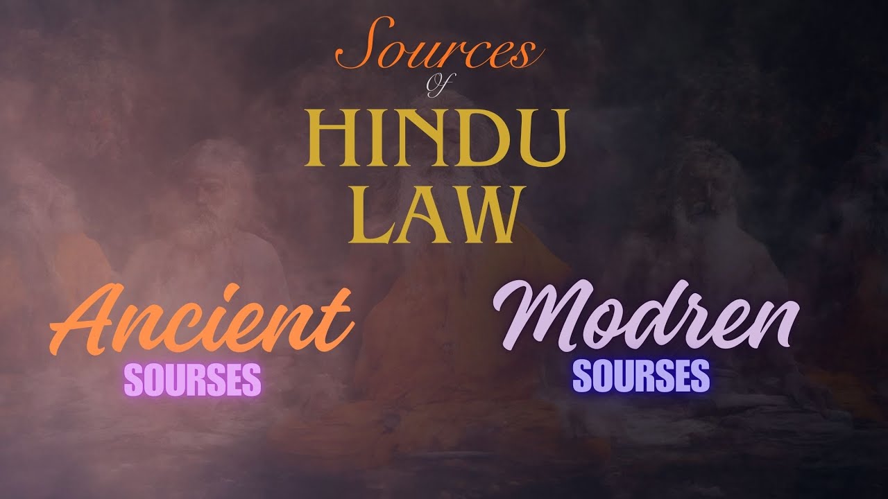 sources of hindu law podcast telugu
