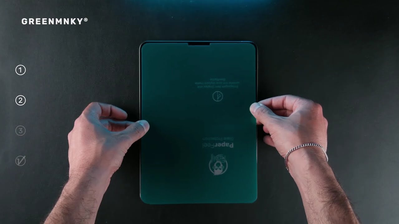 Tutorial - PaperFeel Panzerfolie für dein Tablet | GREENMNKY®