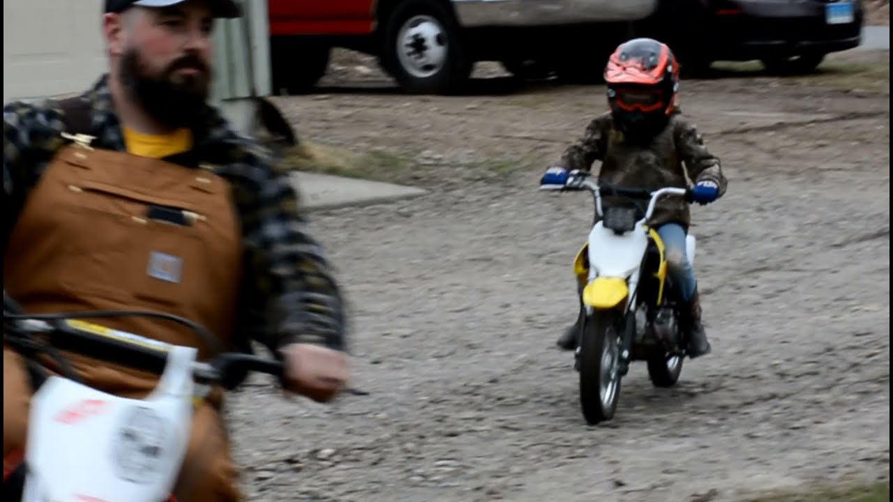 Little ripping 2020 CRF110 and 2020 DRZ50