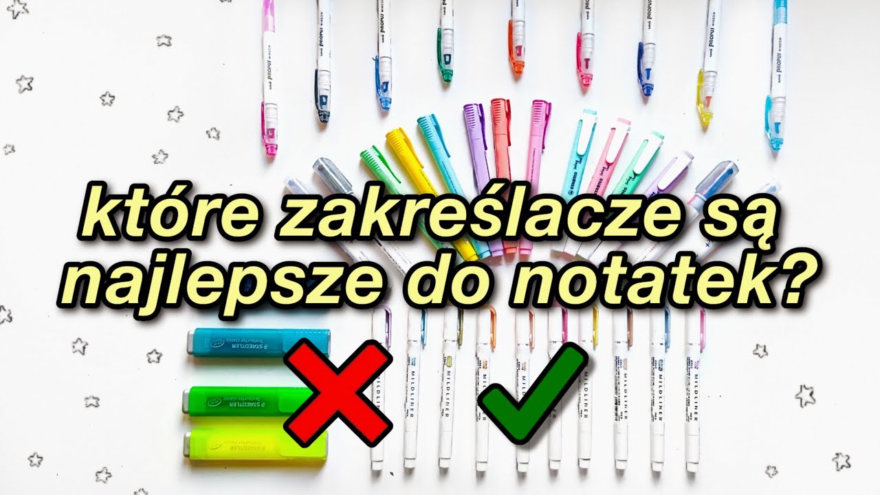 Jakie zakreślacze są najlepsze do robienia notatek? 🤔📝 WIELKI TEST! ✨