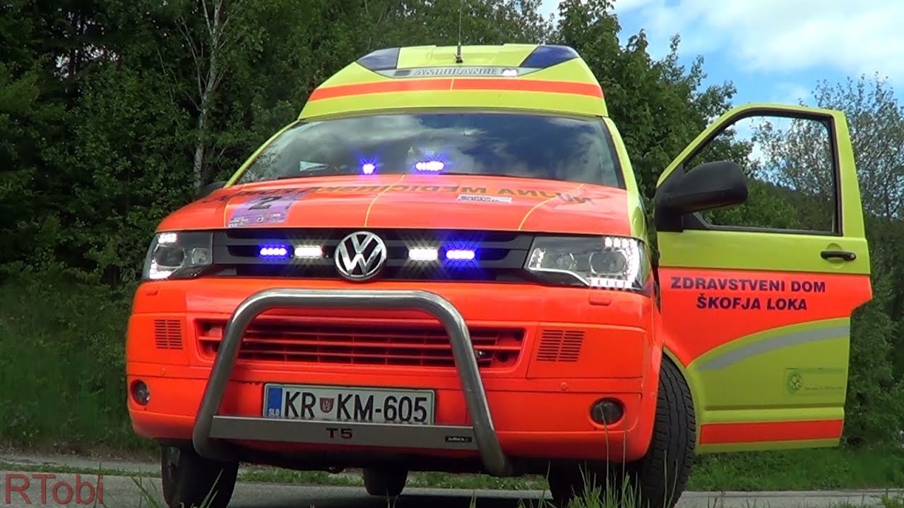 Slovenian Ambulance Siren Demo - FedSig PA300 & 2-tone air horns (alone & parallel) [CZ | 5.2019]