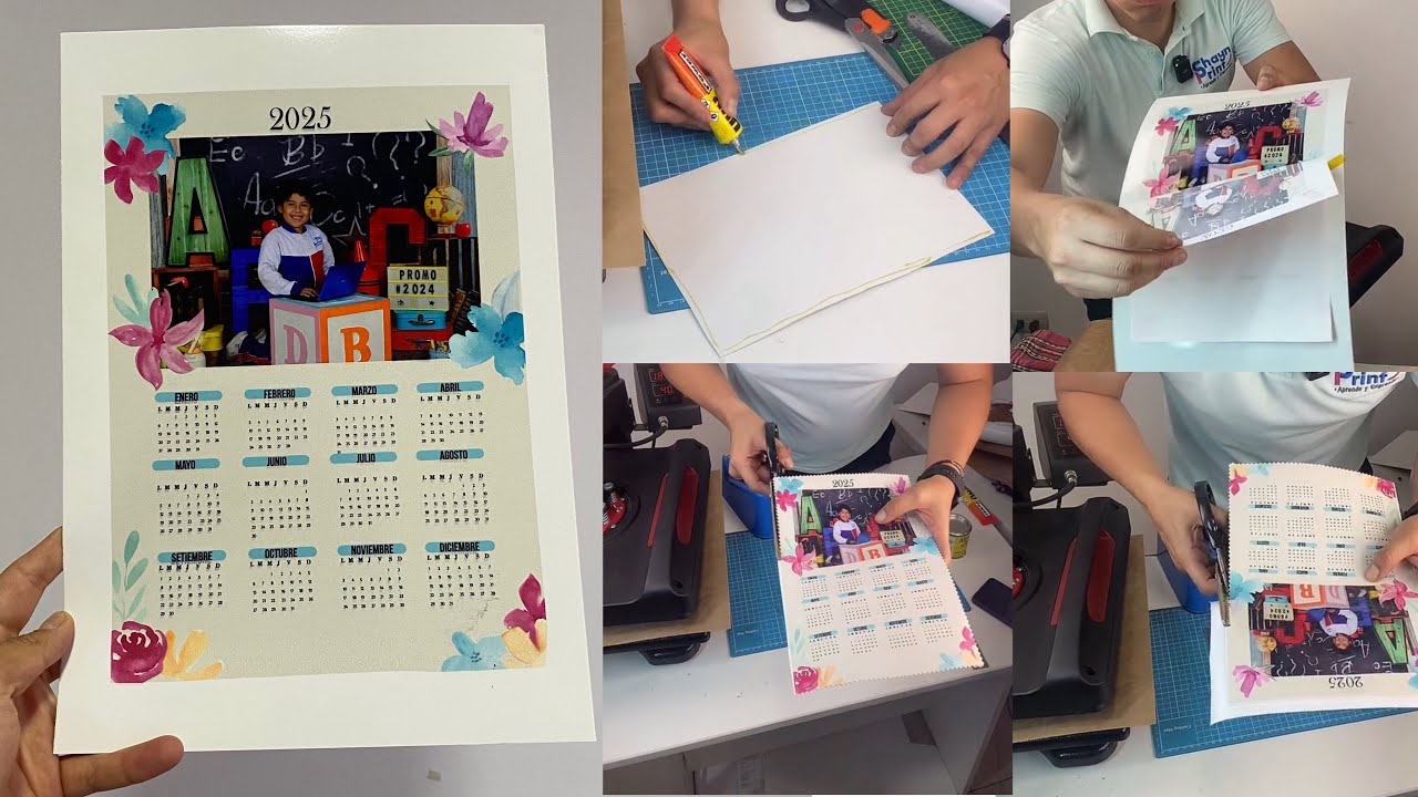 Cómo Crear un Calendario Imantado con Sublimación desde Cero | Guía Paso a Paso