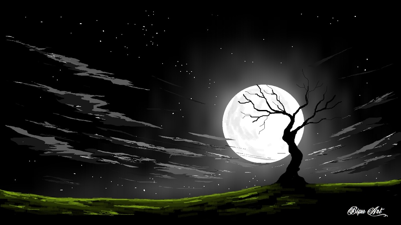 Draw in Ms Paint | Ms Paint Drawing | paint in computer | scenery drawing | How to draw