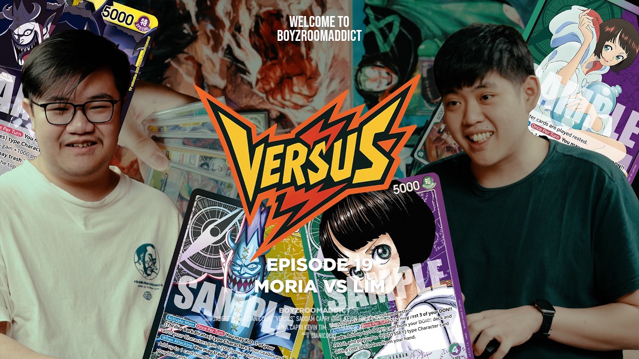 VERSUS EP 19 | BLACK YELLOW MORIA VS GREEN PURPLE LIM | OP TCG ONE PIECE