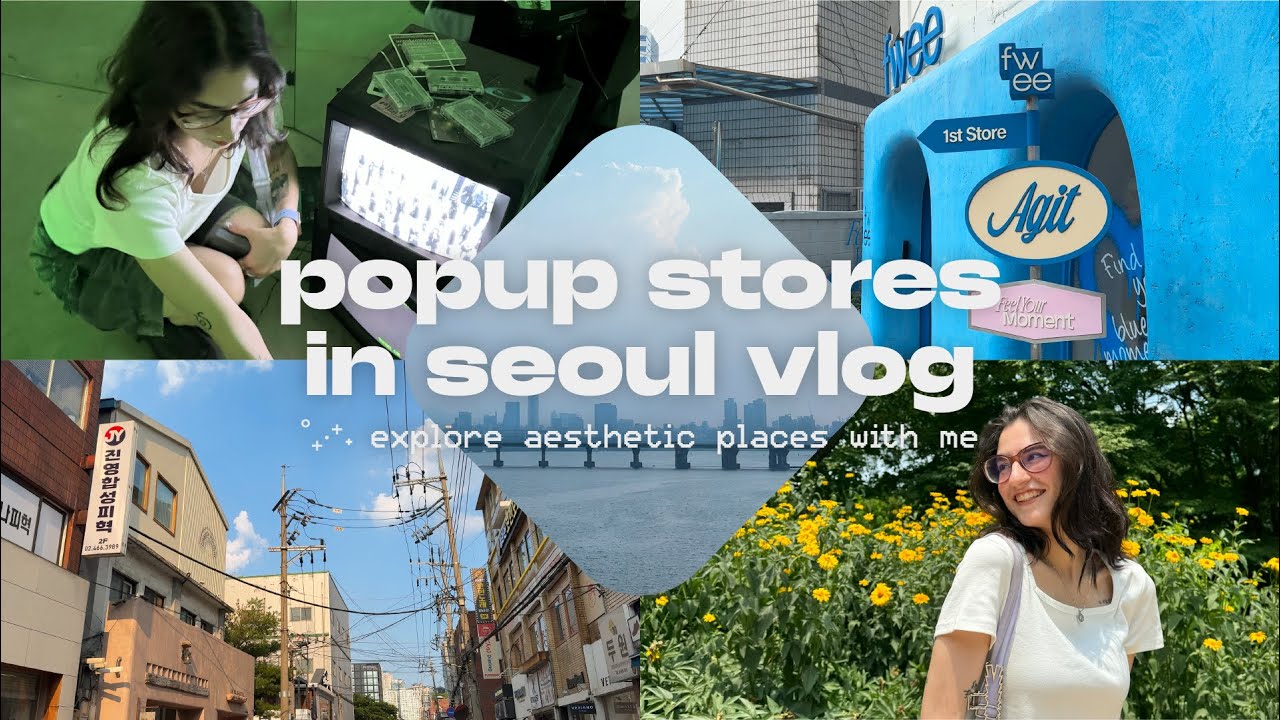 pop-up stores in seoul vlog ☀️ exploring seongsu, aespa pop-up, aesthetic places