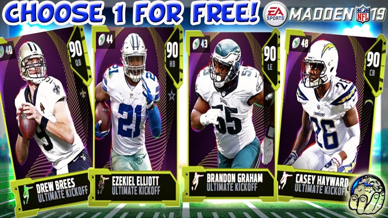 MADDEN 19 ULTIMATE KICKOFF PLAYERS *БЕСПЛАТНО!* ВЫБЕРИТЕ 1 ИЗ 4 ULTIMATE KICKOFF LEADERS БЕСПЛАТНО!