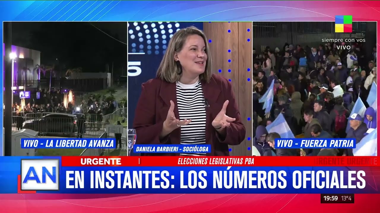 🗳️ELECCIONES BONAERENSES: 40% DE LAS MESAS ESCRUTADAS Y EXPECTATIVAS EN LOS BÚNKERS
