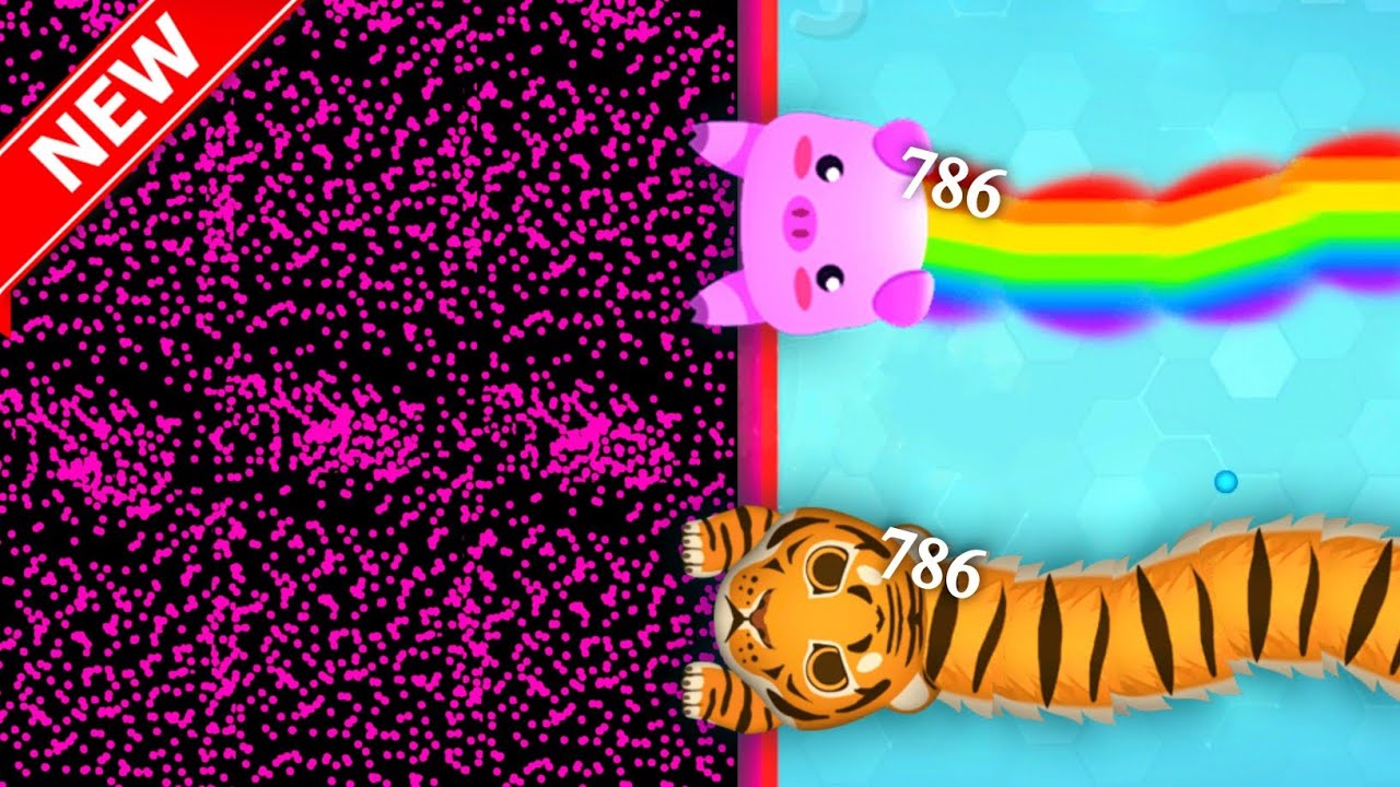 SNAKE IO🐍 HAMBOW 🌈 SNAKE IO🐍 vS 💀 MONSTER TIGA EPIC SNAKE.IO 🐍 BEST / FUNNY GAMEPLAY !