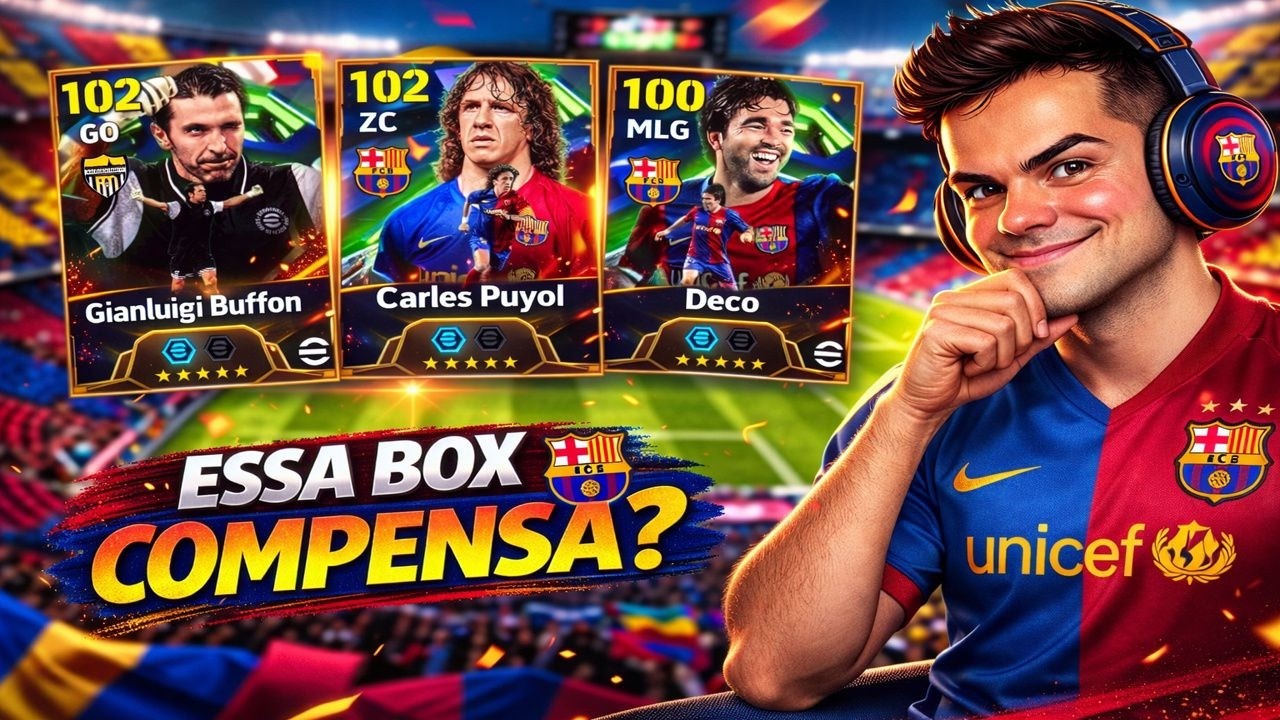 EFOOTBALL - BUFFON, DECO E PUYOL CHEGARAM!! #354