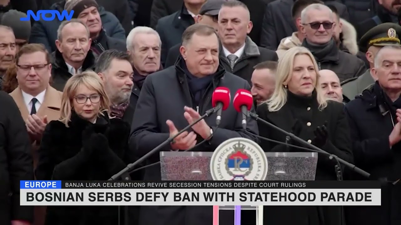 Bosnian Serbs defy ban with statehood parade