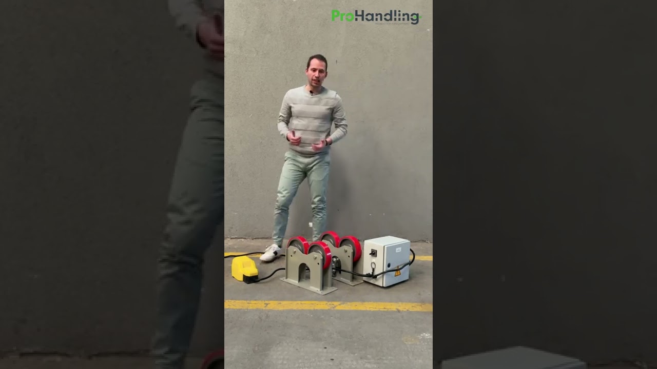 1t Tisch-Rollenb&ouml;cke / Rohrdrehvorrichtung - ProHandling