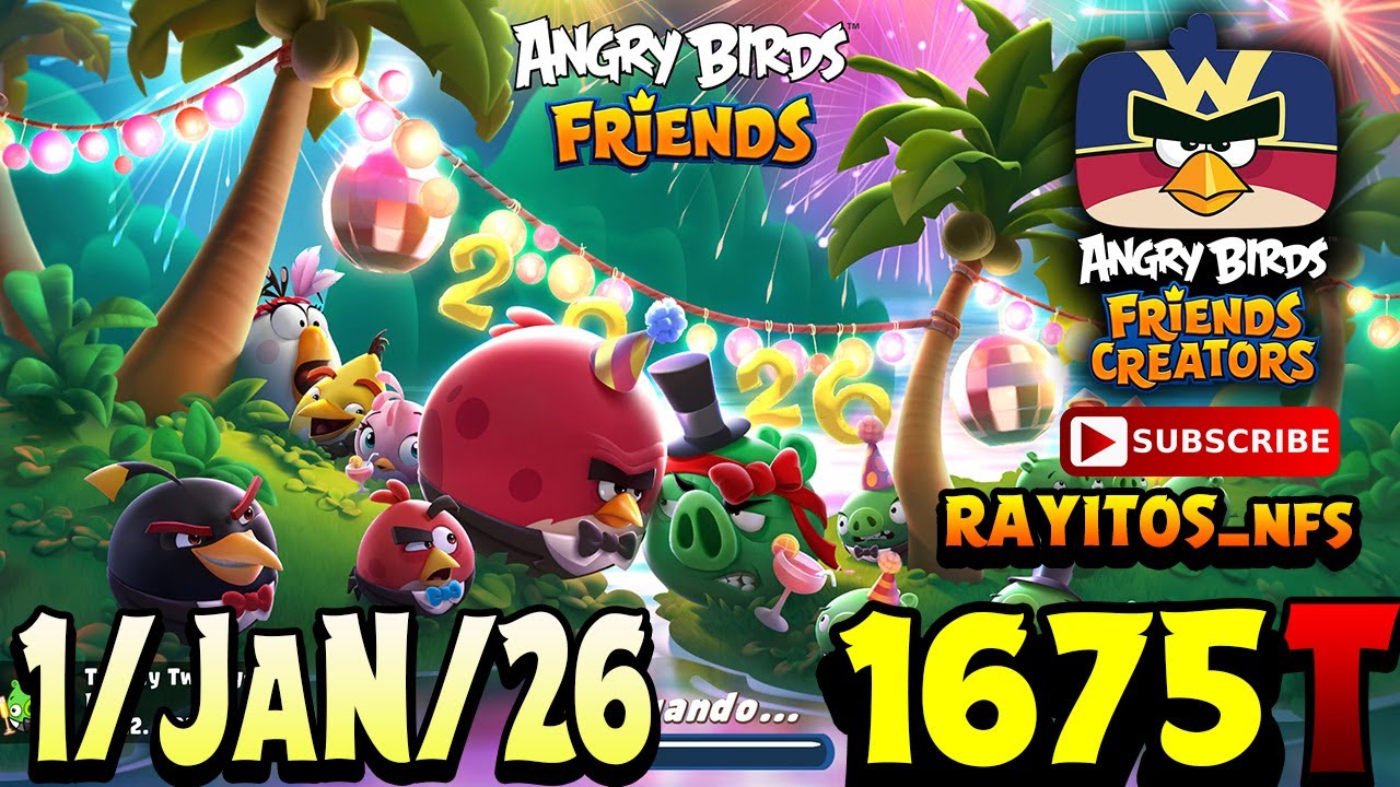 Angry Birds Friends All Levels Tournament 1675 Highscore POWER-UP walkthrough
