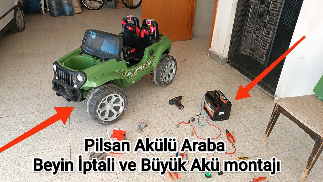 Pilsan Panzer Akülü Araba Beyin İptali ve Büyük Akü Montajı Nasıl Yapılır ?