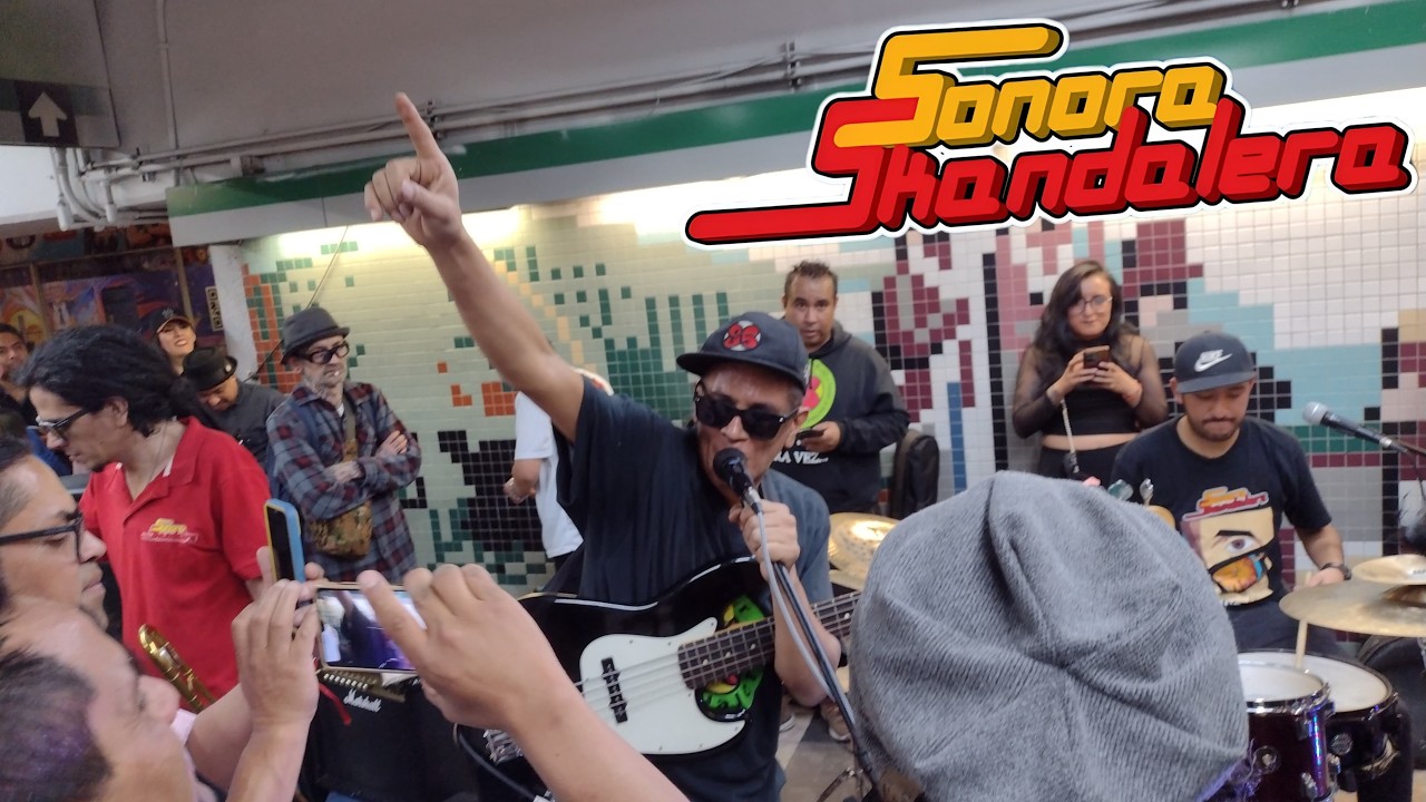 La Sonora Skandalera en el Metro Guerrero#ska #metrocdmx #cdmx