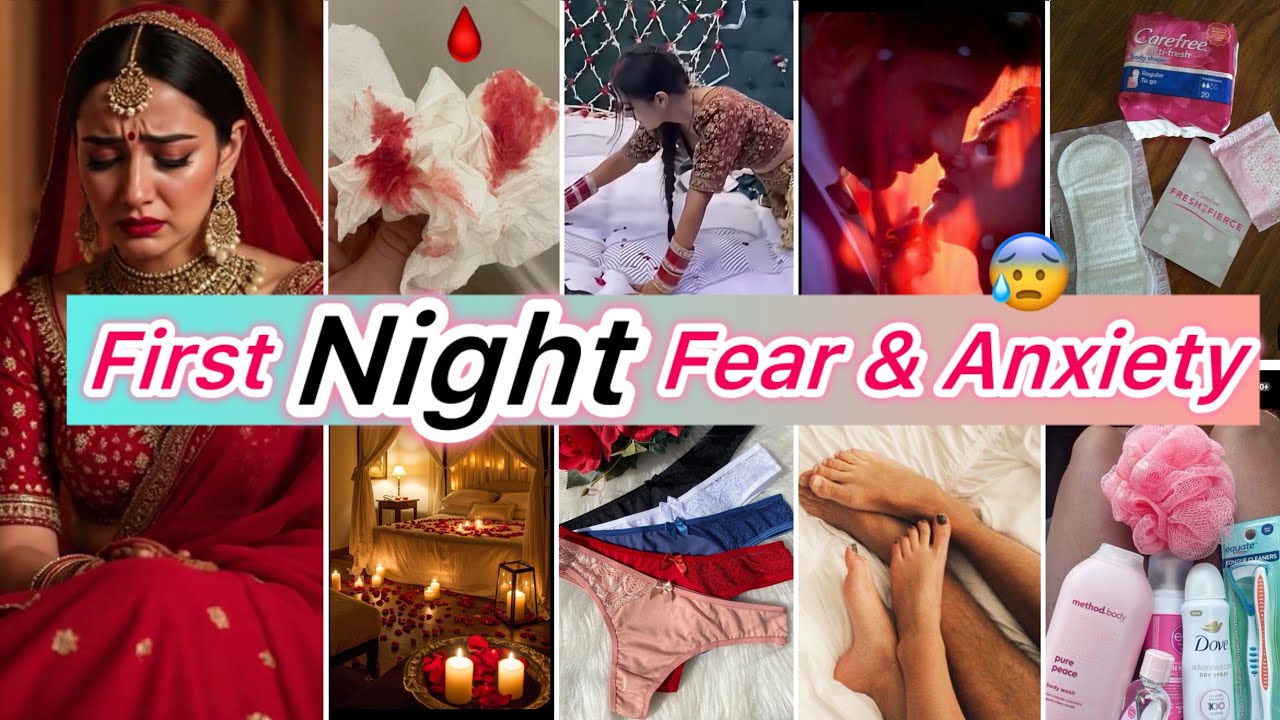 Girl’s First Night Fear & Anxiety🩸😰|Expert Advice To Overcome Your Fear & Anxiety About First Night🤫
