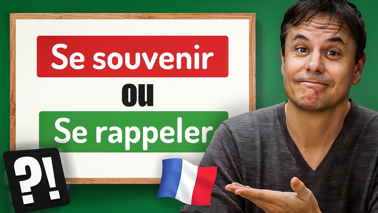Se Souvenir ou Se Rappeler ?